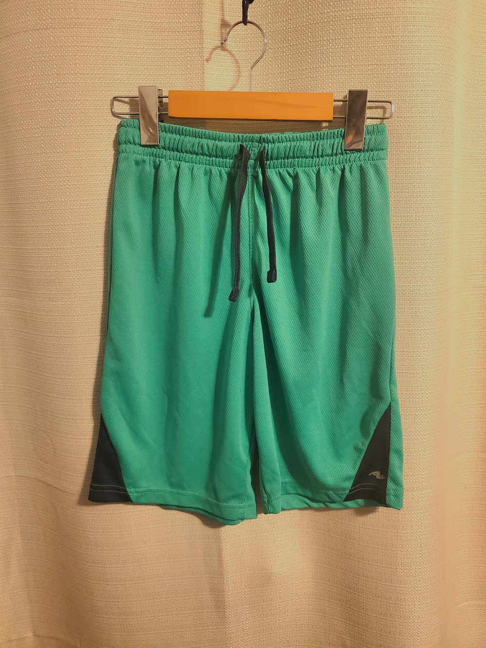(4/$20) Athletic Works Boy's Green Active Shorts with Drawstring